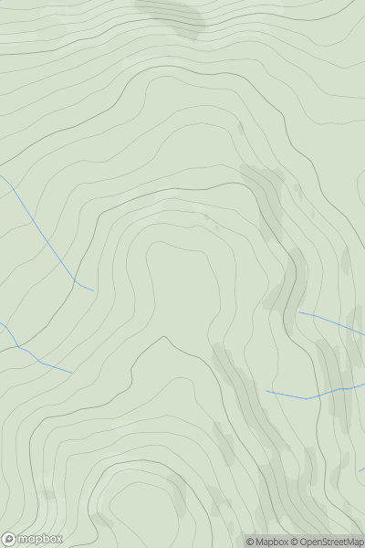 Thumbnail image for Whin Fell [Lake District C&W] showing contour plot for surrounding peak